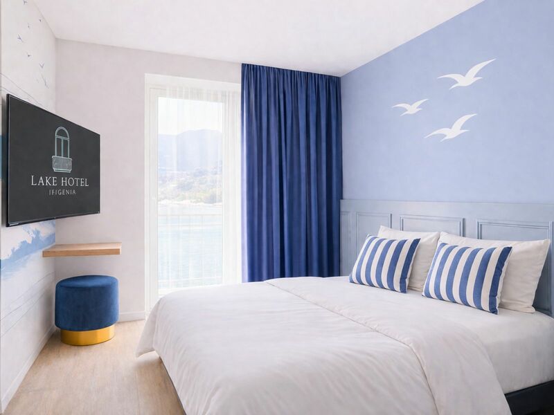 Camera Superior con vista lago