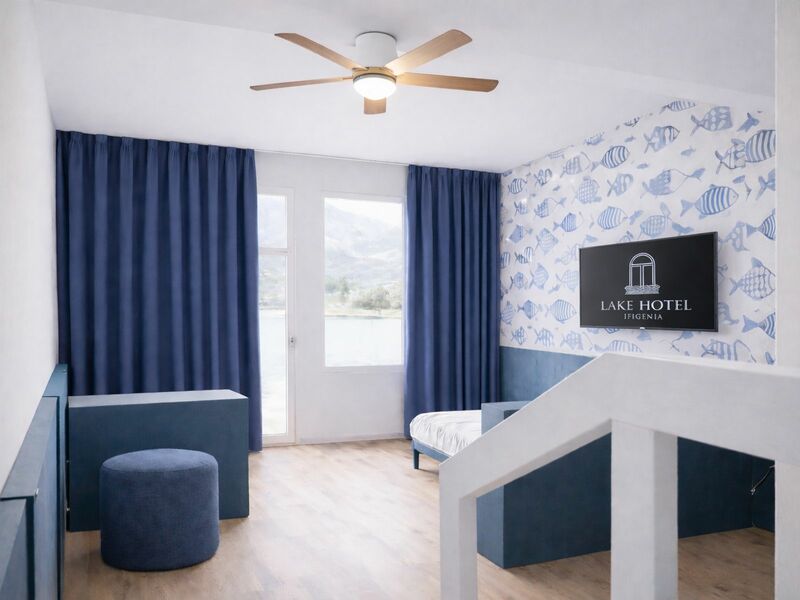 Camera Familiare con Vista Lago